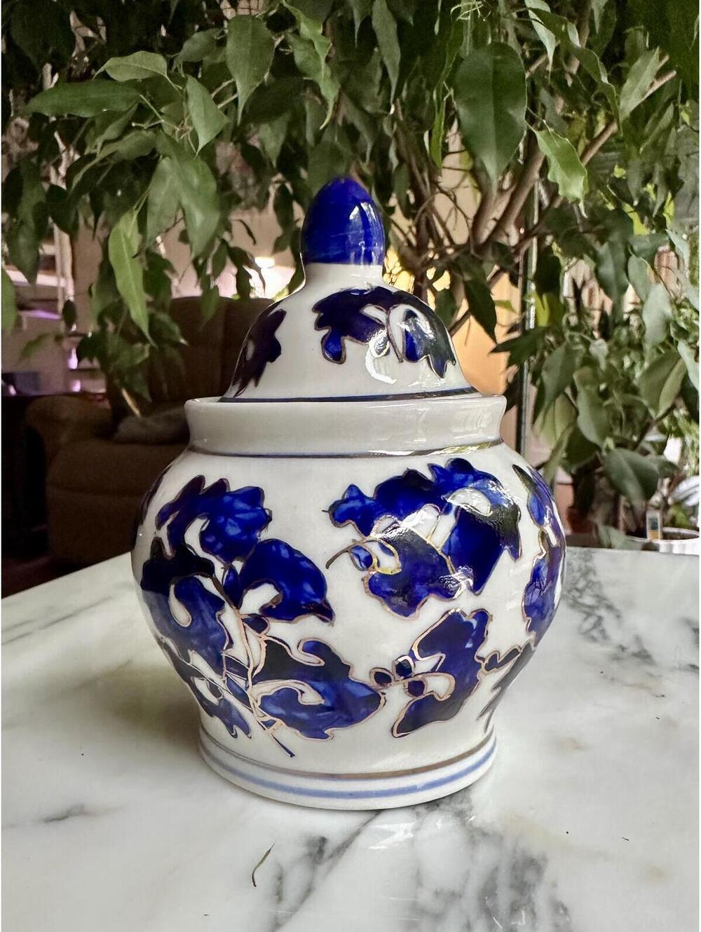 Vintage Chevalier Genuine Porcelain Ginger Jar